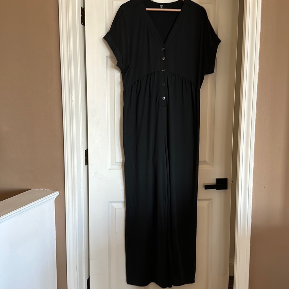 Button Front Jumper XL
